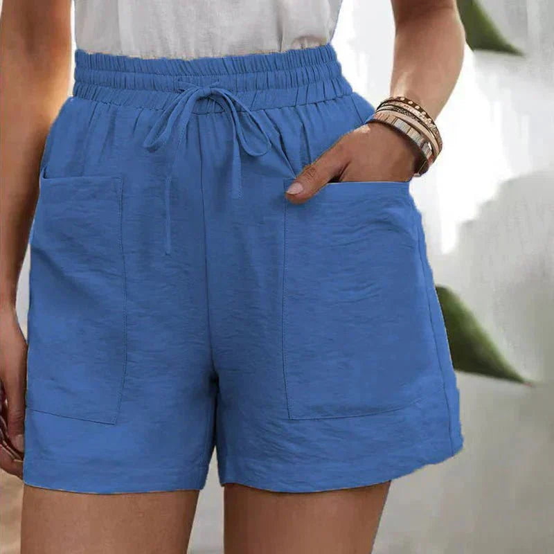 Ammora - Effortless Linen Blend Shorts
