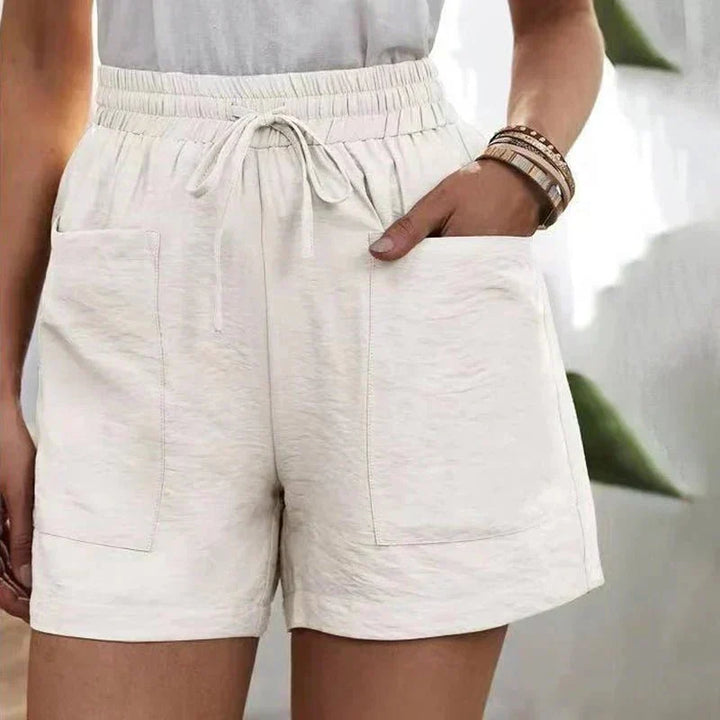 Ammora - Effortless Linen Blend Shorts