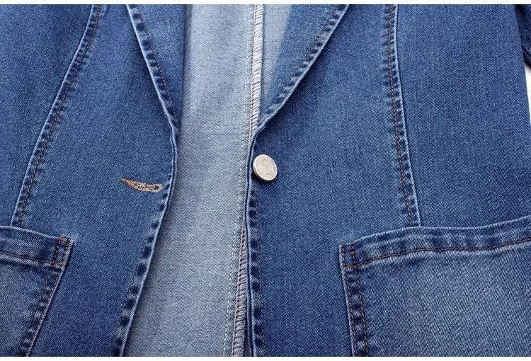 Elena Denim Blazer