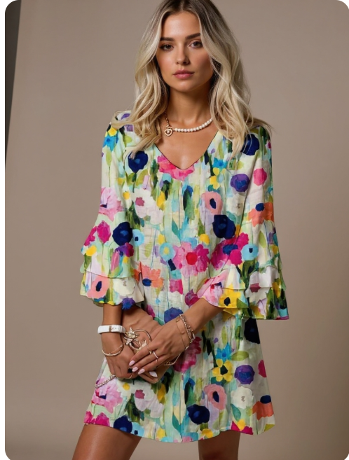 Mia| Elegant Mini Dress