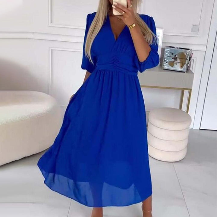 Antonella - Classic Draped Front Dress